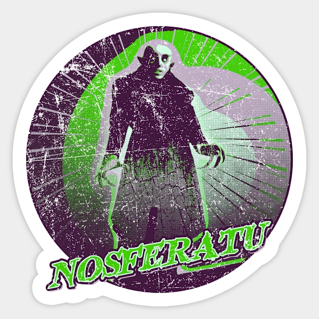 Nosferatu Sticker by Doc Multiverse Designs